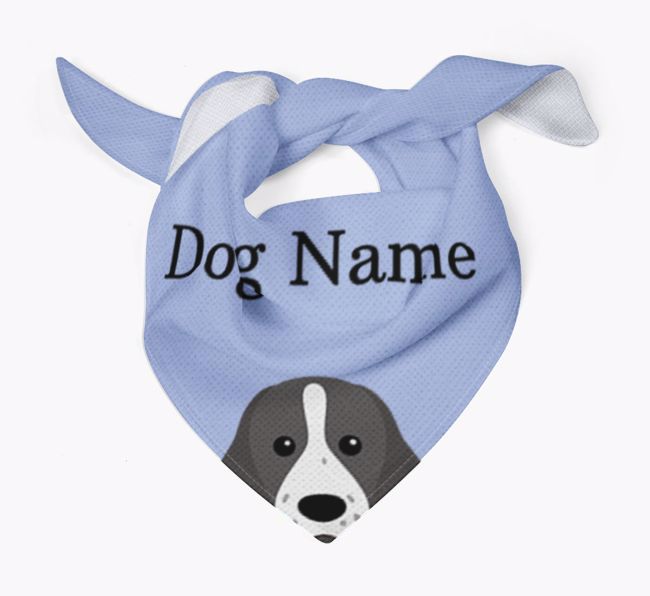 Personalized Dog Bandana with Peeking Yappicons for {dogsName}